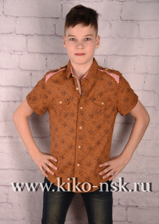2168В(12-20) Рубашка для мальчика