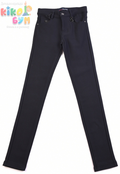 17037 Брюки для девочки на флисе YUKE